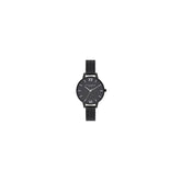 Olivia Burton Black Stainless Steel Dress Watch